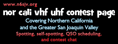 N6SJV.org Northern Californias finest vhf uhf microwave contesting website. Open to all amateur operaters for vhf uhf microwave contest spotting, self-spotting, QSO scheduling and chat. Please register today!